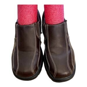 TKS size 3 Child Slip-on Shoe uni-sex or boy Brown